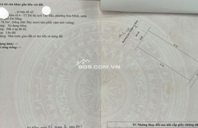 Bán đất Chơn Tâm 2 - Hòa Minh - Liên Chiểu - Đà Nẵng